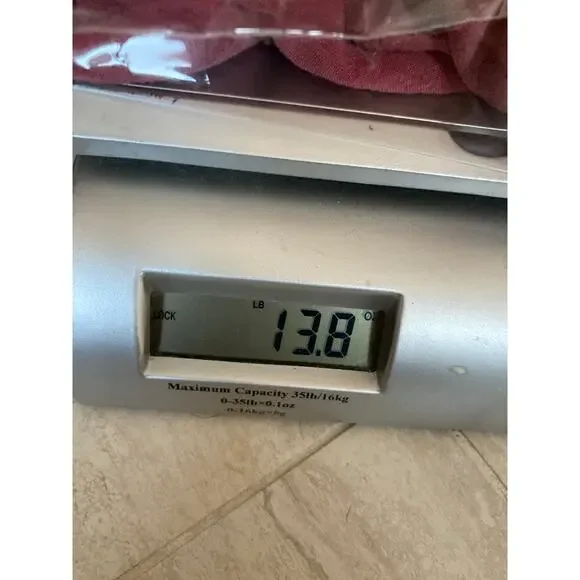 Vintage Express Midi Dress 1 Medium Tank Pockets Jersey Round Neck Stone Red 80s - Picture 13 of 13